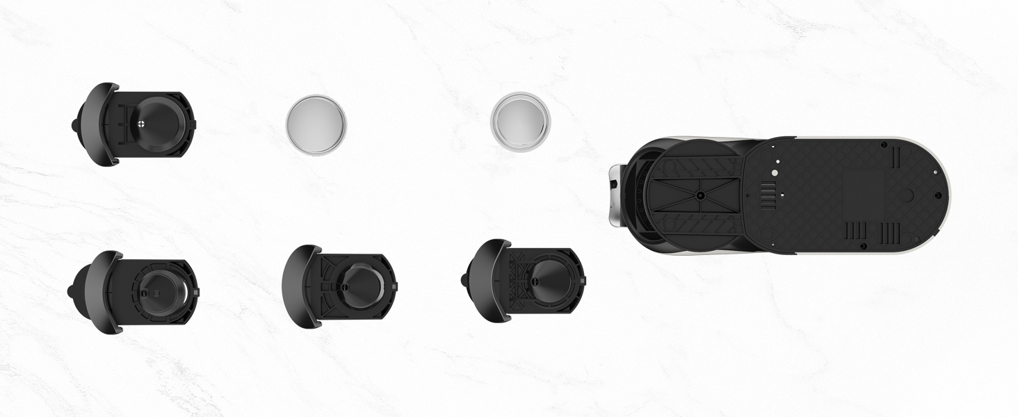 Кавомашина KOTLIE 5-в-1 для капсул, меленої кави та ESE (44 мм), чорна (EM-308A)