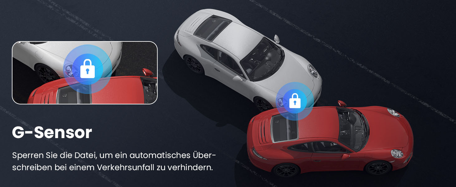 Відеореєстратор Dashcam 2.5K QHD з двома камерами (передня та задня) | DC339CT-18 | 64GB карта в подарунок