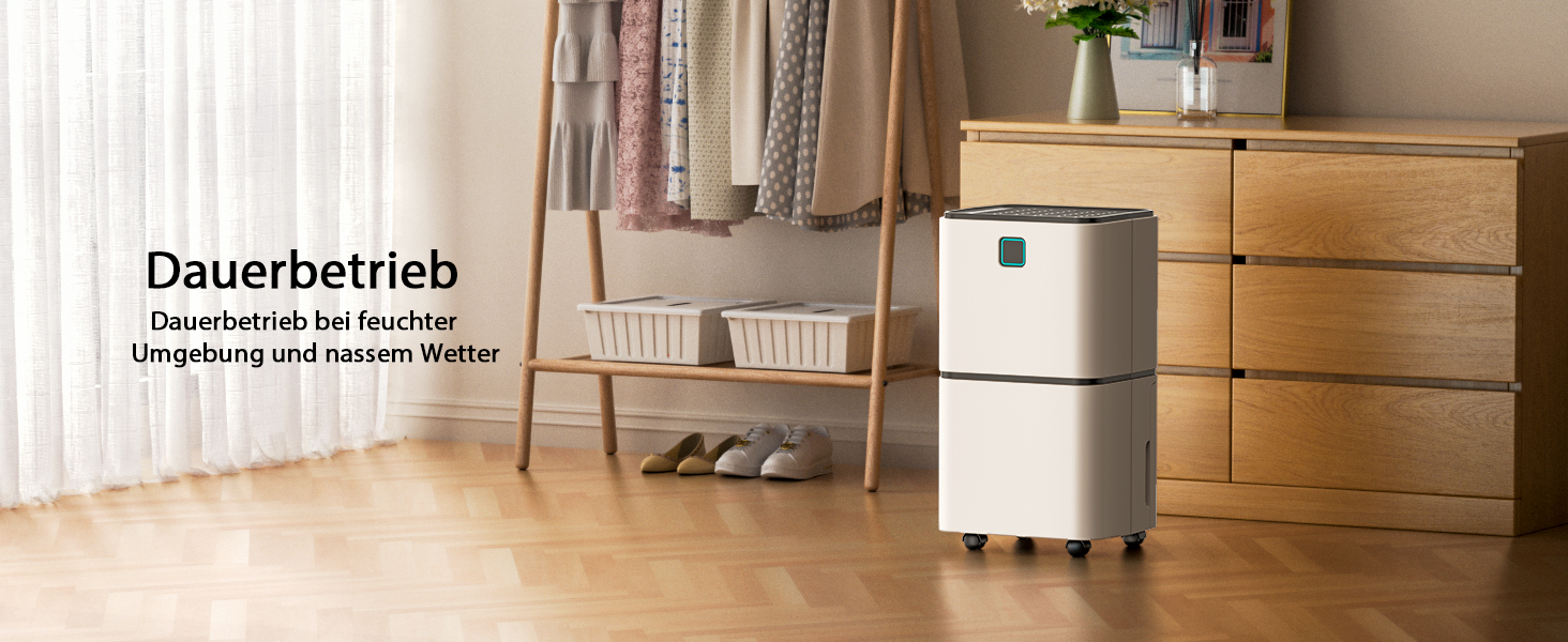 Електричний осушувач повітря 12л/24г з сенсорним керуванням, дисплеєм 3 кольорів та таймером 24г. Ідеальний для квартири, швидкого сушіння білизни, ванної кімнати та підвалу. Білий, 12л