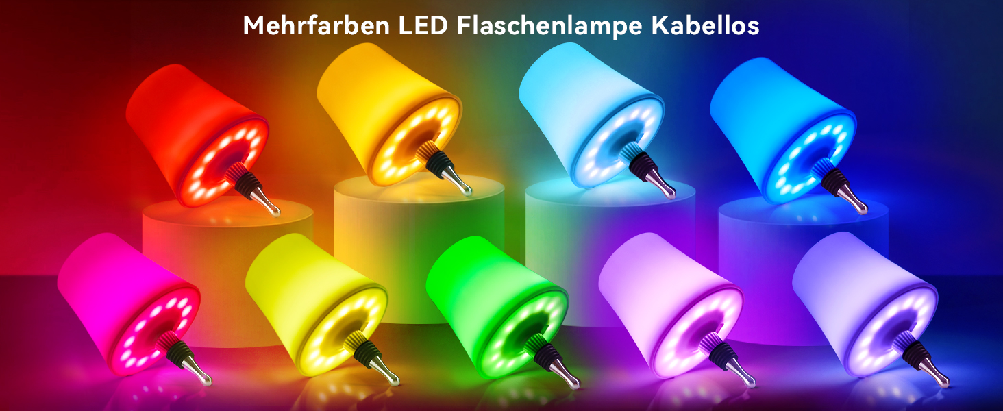 LED настільна лампа акумуляторна 2 шт, біла, IP54, диммування, сенсорне управління, для ресторанів, спальні