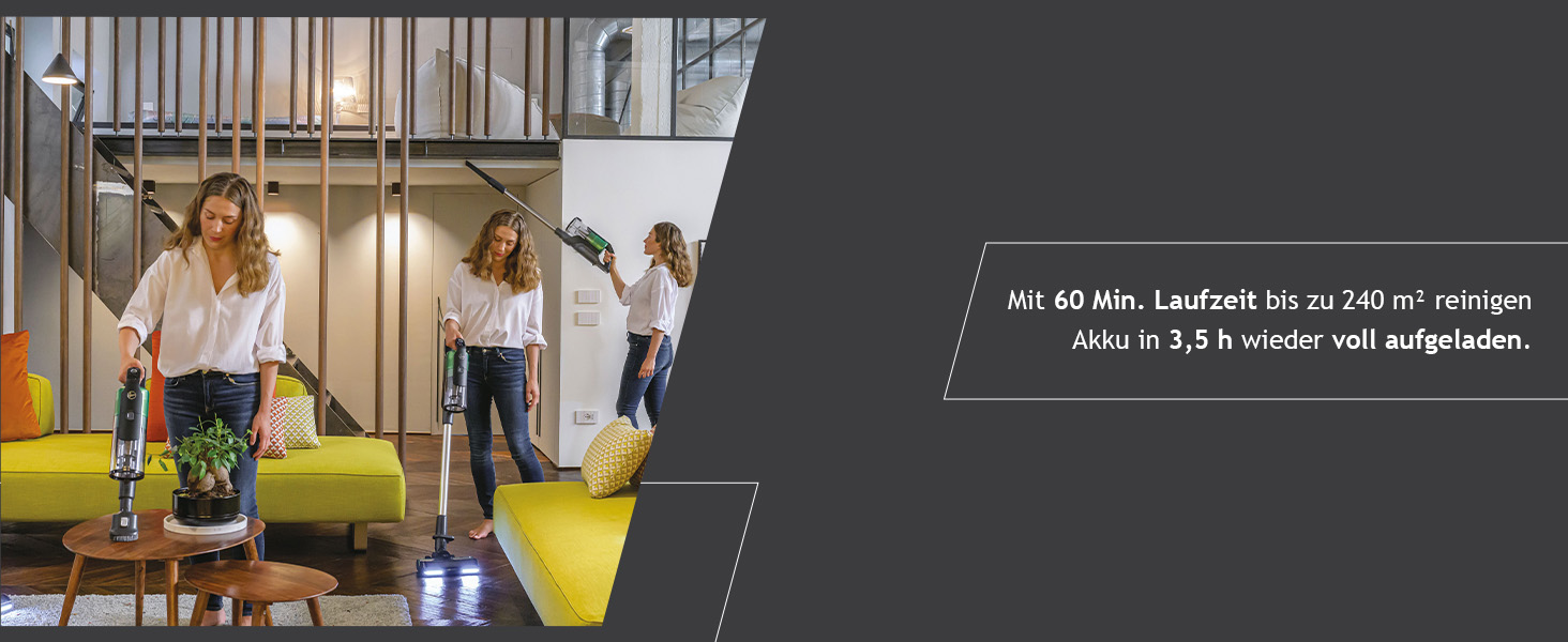 Бездротовий акумуляторний пилосос Hoover HF9 I Без мішка, LED-підсвічування, Anti-Twist насадка, для всіх поверхонь (для тварин), 2 акумулятори