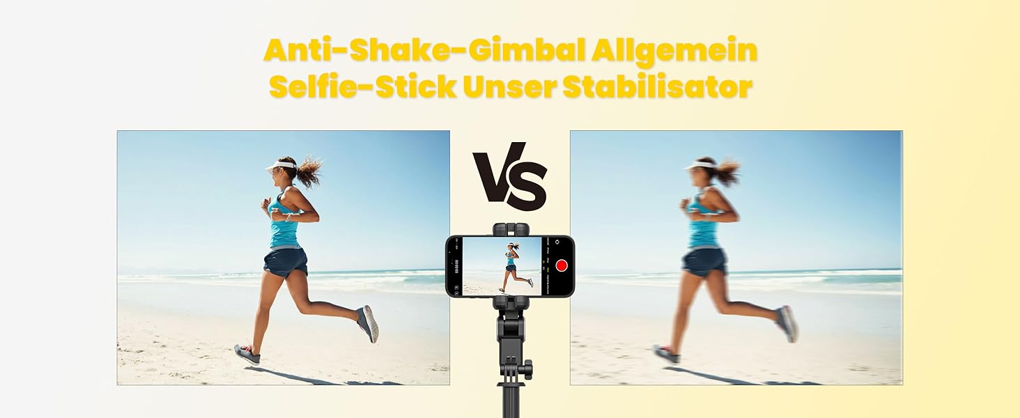 Стабілізатор для телефону AOCHUAN M2Pro Black з відстеженням обличчя, 4-в-1 RGB-підсвічування, 108 см, для iPhone та Android