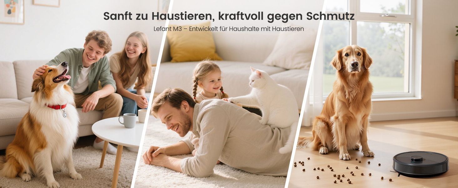 Робот-пилосос LEFANT M210P: потужність 2200Pa, Wi-Fi, Bluetooth, керування через додаток, 6 режимів, автоматична зарядка, для твердих підлог та шерсті тварин