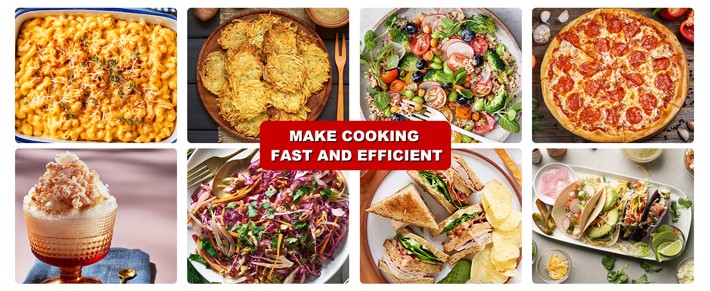 Трока для овочів та сиру з 3 наборами лез, біла (червоно-чорна, 5 лез)