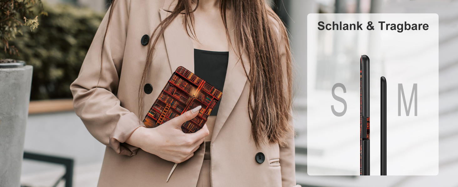 Чохол Fintie для Kindle 6 (11 покоління) 2024/2022 з авто-вимиканням, захисний чохол для Kindle Basic 2024, Ozean Marmor