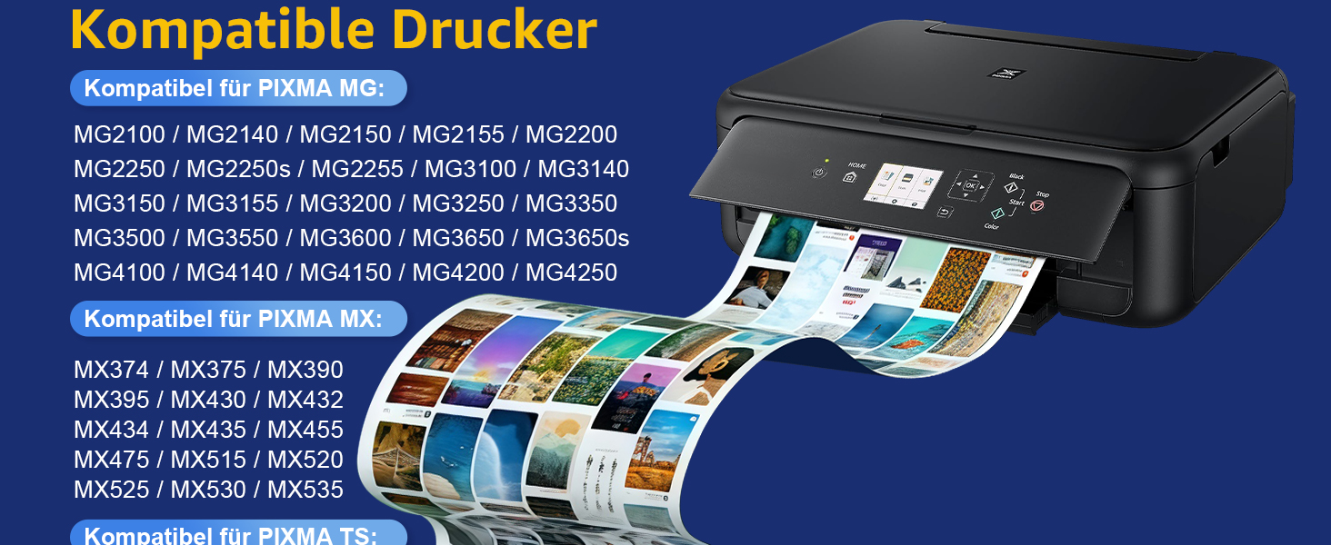 Комплект картриджів ColorKing 540XL та 541XL для принтерів Canon (замінник оригінальних 540/541 XL)