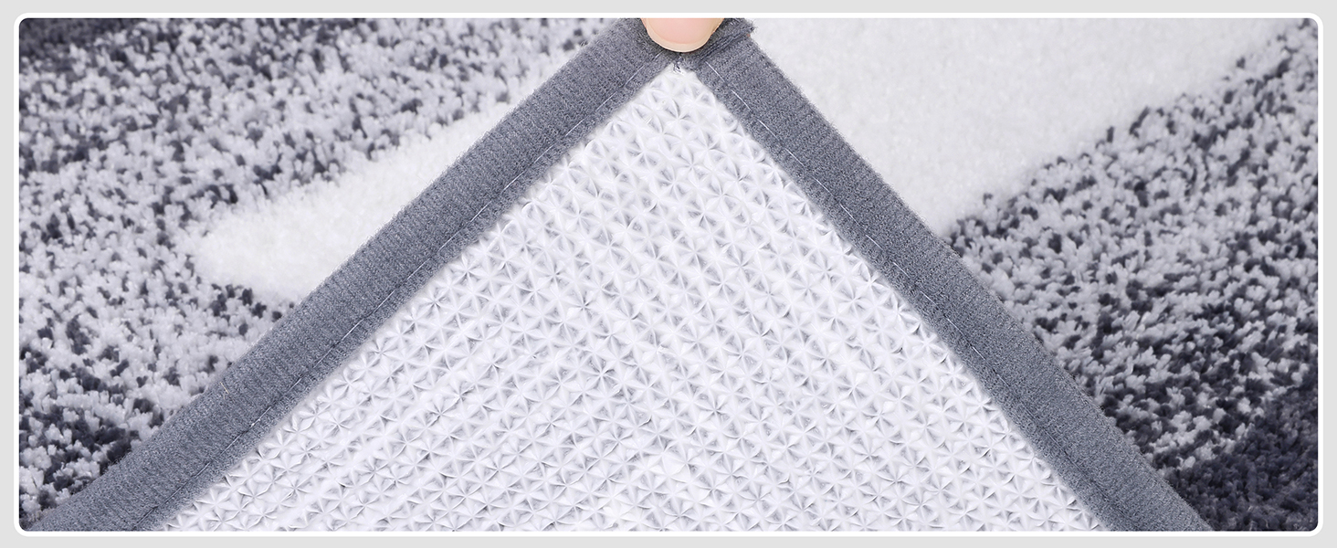 Enyhom Super Soft Microfiber Bath Mat - Non-Slip, Absorbent, Machine Washable, Dark Grey, 60x90cm