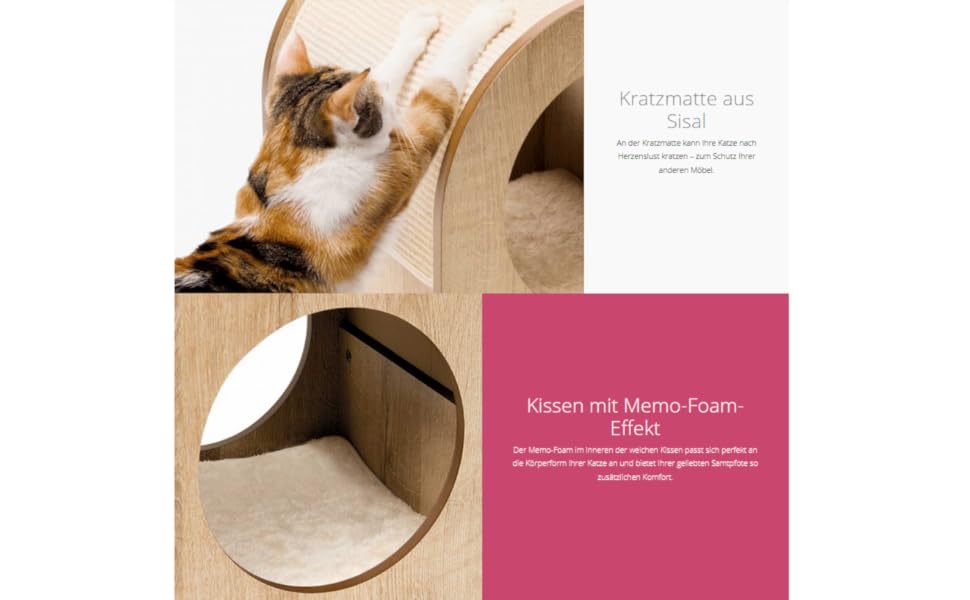 VESPER 52101 котячий будиночок Minou, меблі для котів