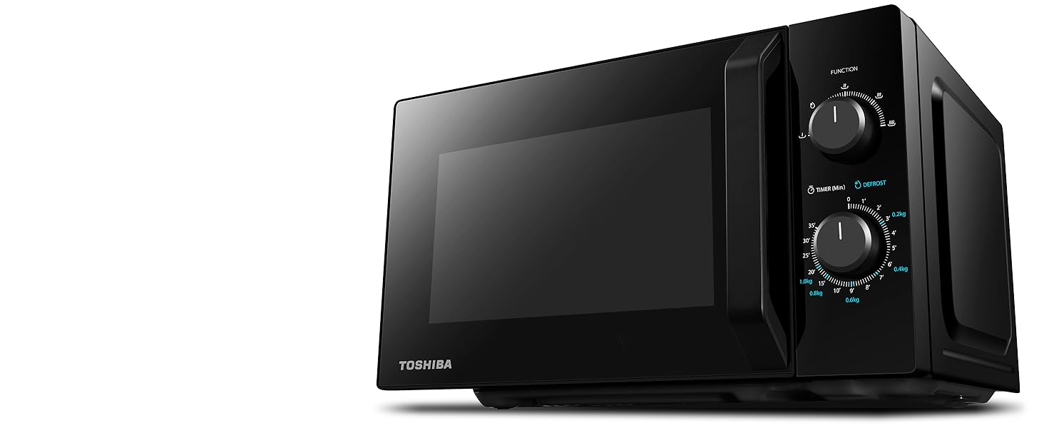 Мікрохвильова піч Toshiba MW2-MM20PF(BK) 20L, 800W, Чорна