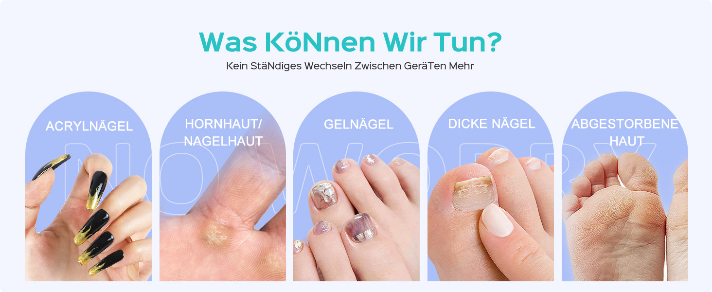 Електрична машинка для манікюру COSLUS 40000 об/хв: професійний набір для догляду за нігтями 6-в-1. Підходить для гелевих та акрилових нігтів, видалення гелю та педикюру. Компактна, тиха, біла.