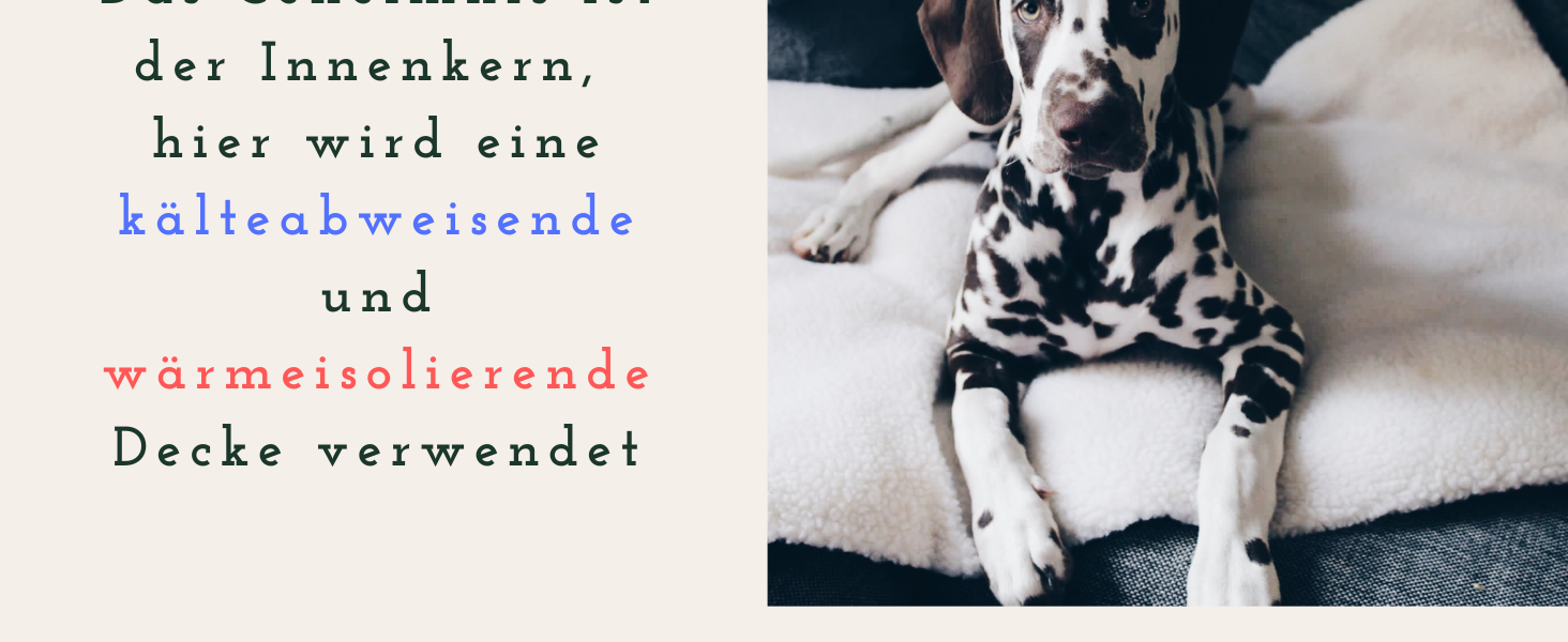 Самогріюча ковдра для собак Fellou 90 x 64 см - тепла, миюча, без хрускоту, бежева