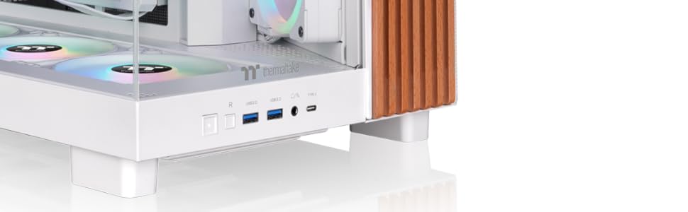 Корпус Thermaltake TG ARGB ATX Mid-Tower View 380 XL Wood (Matcha Green) з 4 вентиляторами ARGB, USB-C, підтримка радіатора 360mm