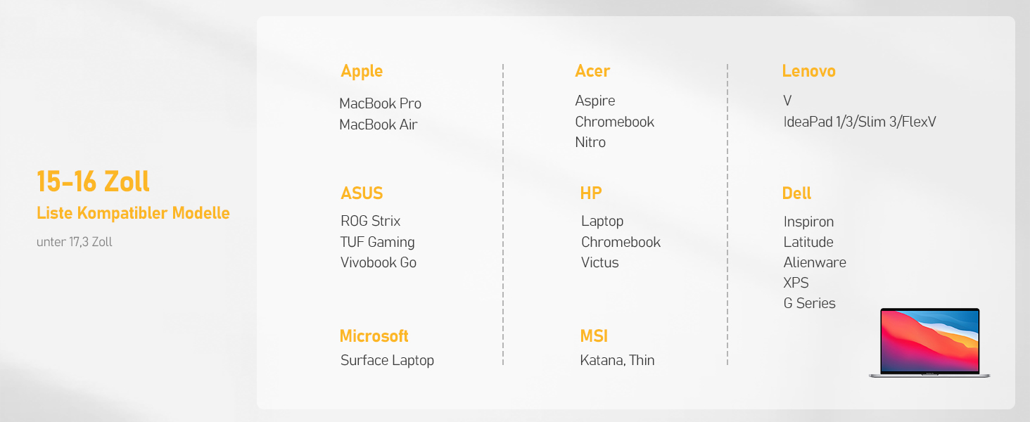 Сумка для ноутбука 15-16 дюймів GAOCHY, сумісна з MacBook Pro 16, Air 15, Aspire 15,6, Vivobook 16/15, Inspiron 15, месенджер із плечовим ременем, сірий шовк