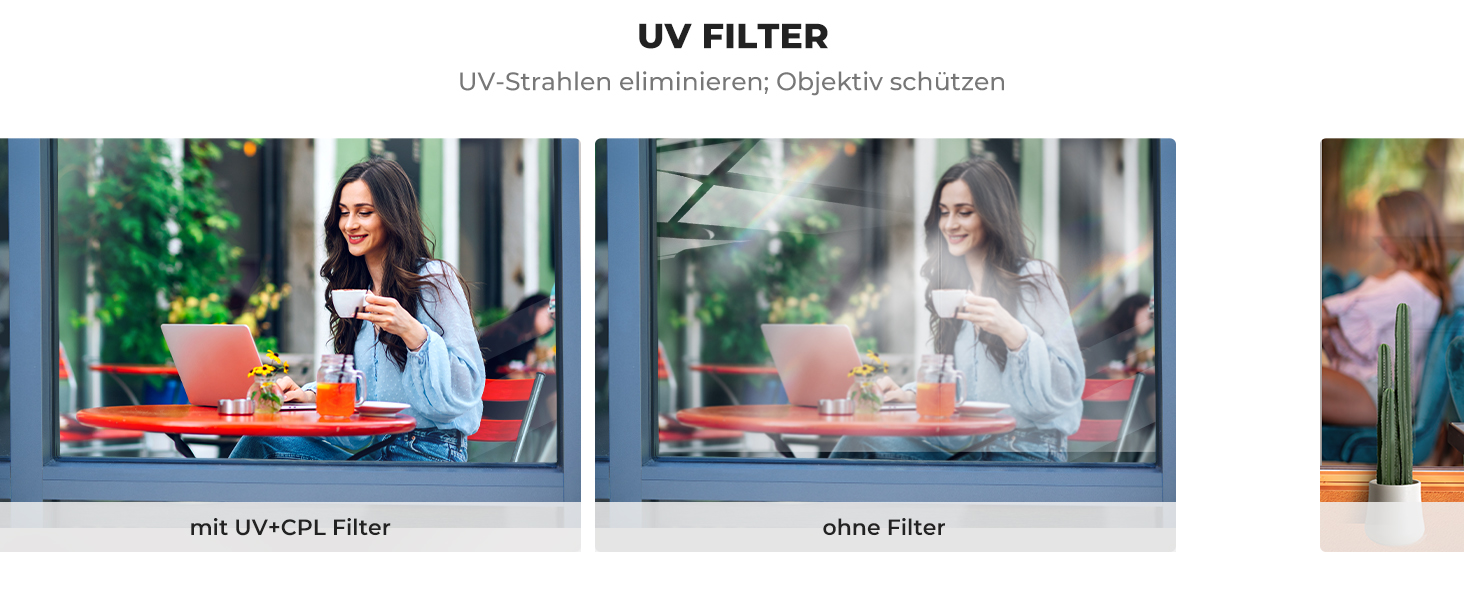 Фільтр K&F Concept 67mm: поляризаційний (CPL) + захисний (UV) – набір, Nano Klear-Серія