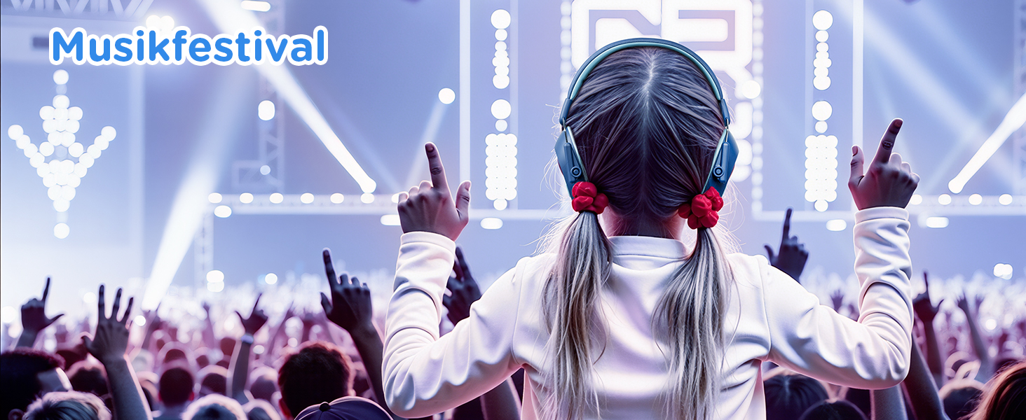 Навушники шумопоглинаючі для дітей Link Dream, SNR 30dB, 3-16 років, блакитні