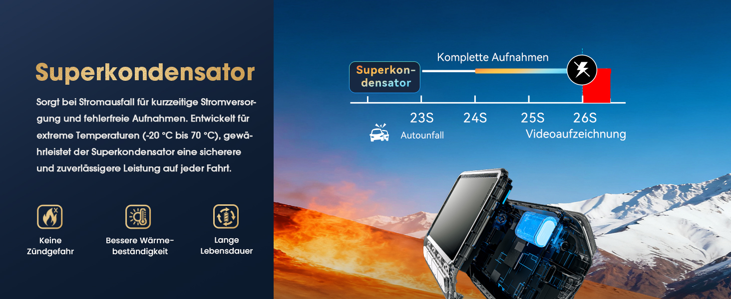 Автомобільний відеореєстратор DDPAI Z60 Master 4K+2K, передня та задня камери, Sony STARVIS2 IMX678, Dual HDR, 5G WiFi6, GPS, 3