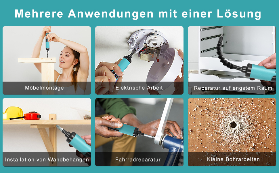 Міні акумуляторна дриль-шуруповерт Kiprim Professional ES2, 4V, 1.3Ah Li-Ion з індикатором заряду, 2 напрямки обертання, LED-підсвічування, USB-кабель для зарядки