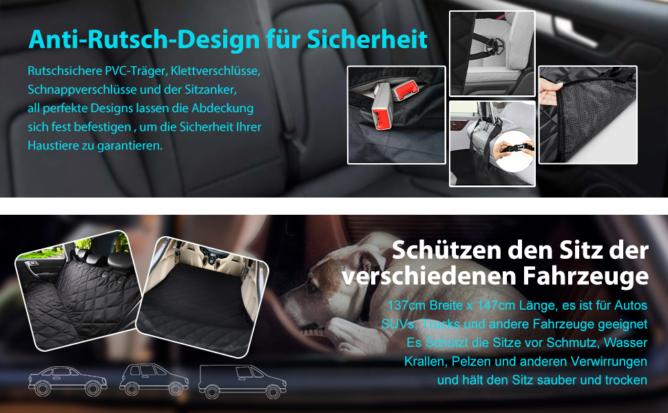 Захист для багажника автомобіля для собак Shine HAI: вологостійкий, антиковзний, для всіх моделей SUV