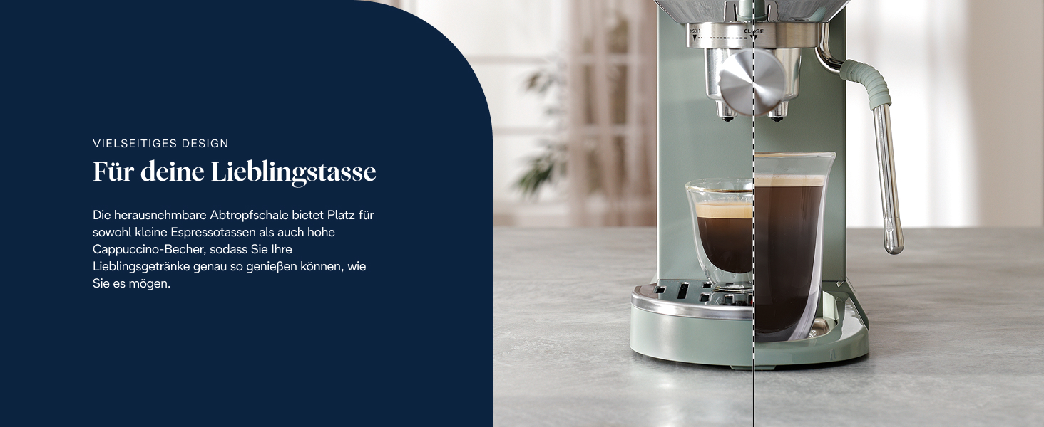 Еспресо-кавоварка De'Longhi Style EC 685.B Dedica 2025: компактна, з професійним капучинатором, для кави та ESE Pads