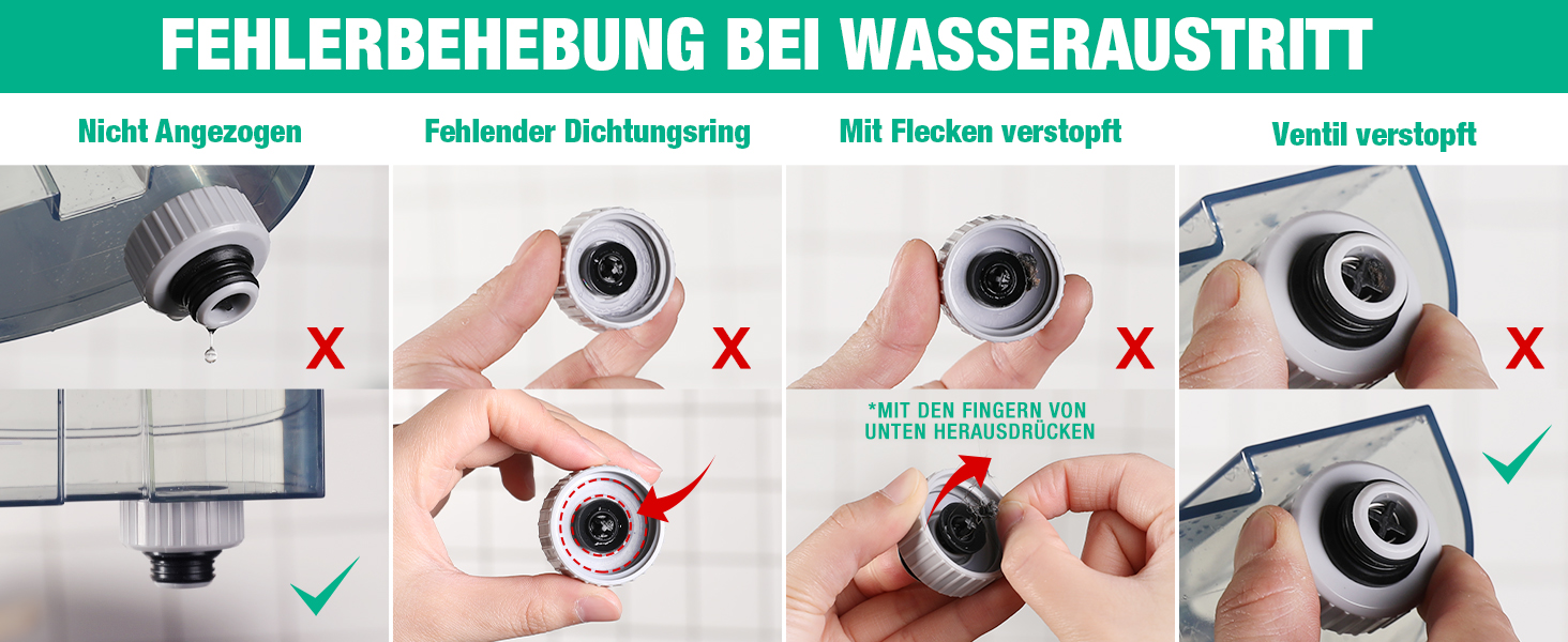 Портативний пилосос для миття килимів та диванів HAUSHOF, StainZapper, 400W, білий/сірий