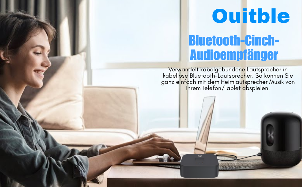 Bluetooth 5.0 Аудіоприймач: NFC, HiFi, Aux, RCA, USB. Підтримка для TV, авто, стереосистеми