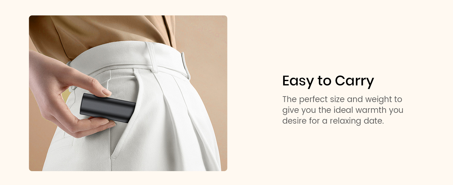 Електричний грієчка для рук Warmco 2 шт., 10000mAh, USB Powerbank, 3 рівні нагріву, для чоловіків та жінок, Outdoor, Гольф, кемпінг, чорний