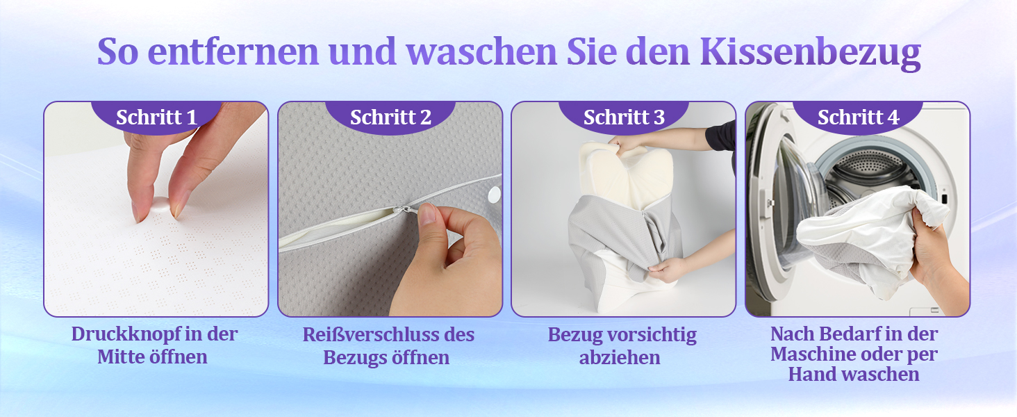 Подушка для шиї з Memory Foam - Ортопедична подушка для сну, бічних, спинних та тих, хто спить на животі. Підтримка шиї.
