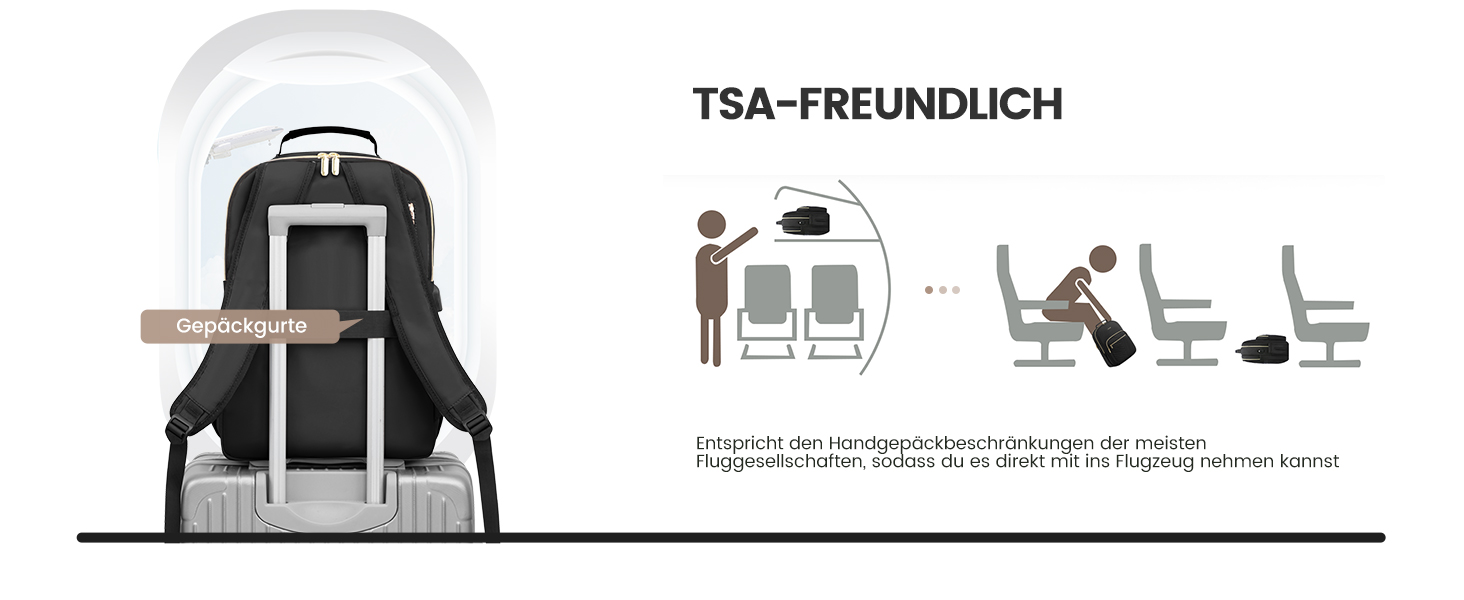 LOVEVOOK Рюкзак для жінок, великий, 15.6