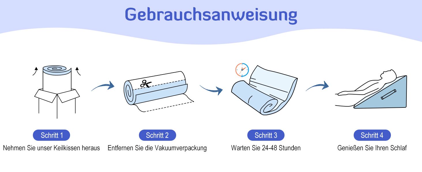 Регульоване клиновий подушник, ергономічний подушник з валиком для шиї з високощільним пінополіуретаном для ліжка та дивана. Підходить для лікування рефлюксу, апное уві сні, для читання, ігор та перегляду телевізора