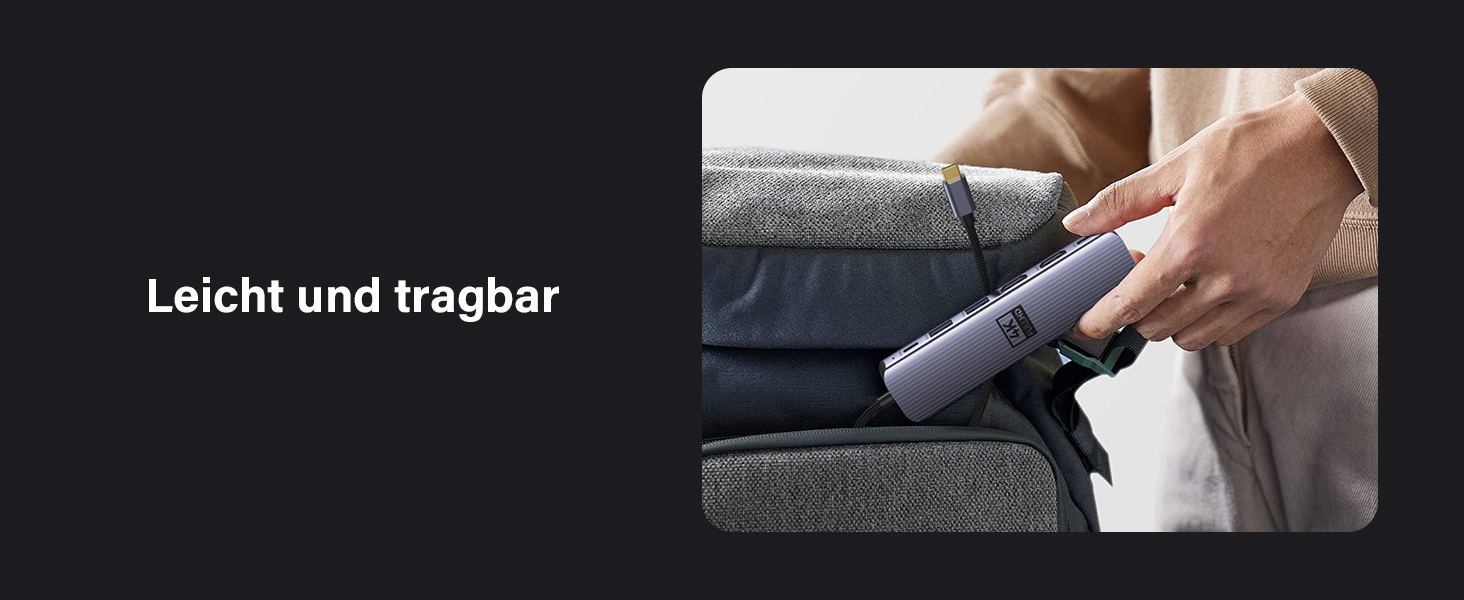 Док-станція для ноутбука Newmight з двома моніторами, адаптер HDMI 4K, Ethernet 1 Gbps, PD 100W, 3 USB 3.0, SD/TF Reader, для HP/Dell (Сірий)