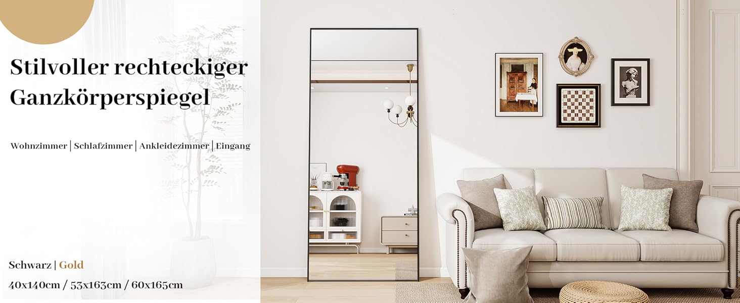 Koonmi Full Length Standing Mirror