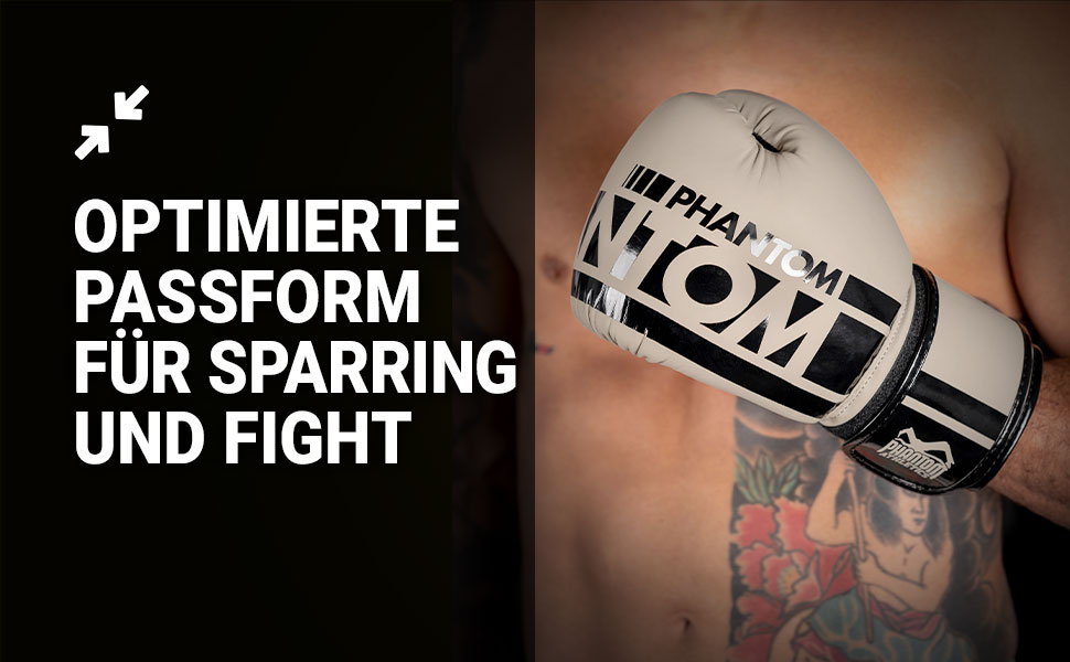 Боксерські рукавички Phantom Apex | MMA, тайський бокс | чоловічі, пісок, 14 Oz