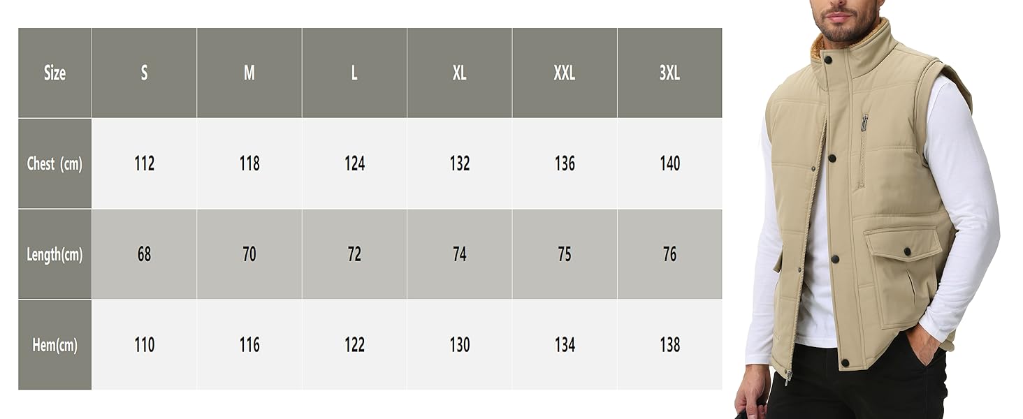 Чоловіча жилетка MAGCOMSEN з підкладкою, зимова, без рукавів, тепла флісова жилетка, для відпочинку, термо, перехідна жилетка з багатою кишенями, 3XL, темно-сіра