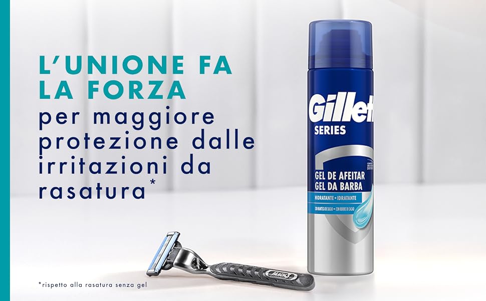 Бритва Gillette Mach 3 Standard для чоловіків, металевий корпус, сіро-чорна (бритва + 12 змінних касет)