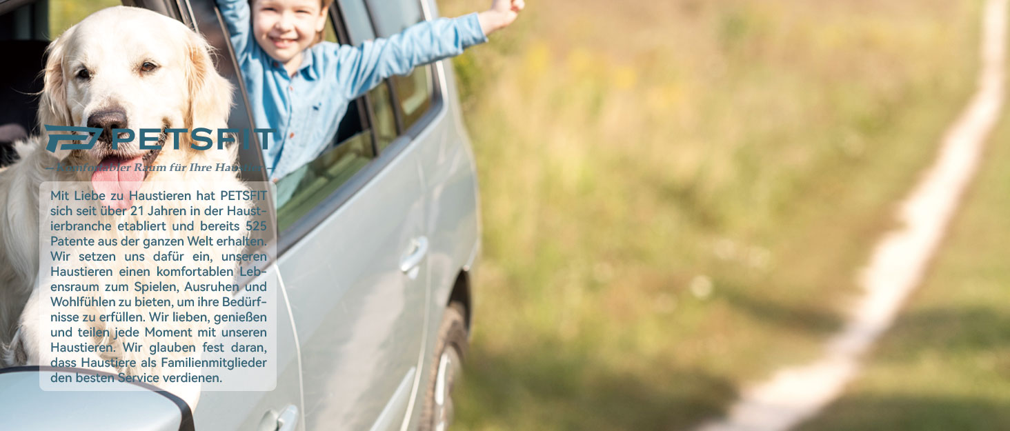 Автокрісло для собак Petsfit M, сірий: зручне автокрісло для середніх та 2 маленьких собак з підкладкою, ременями та кишенею