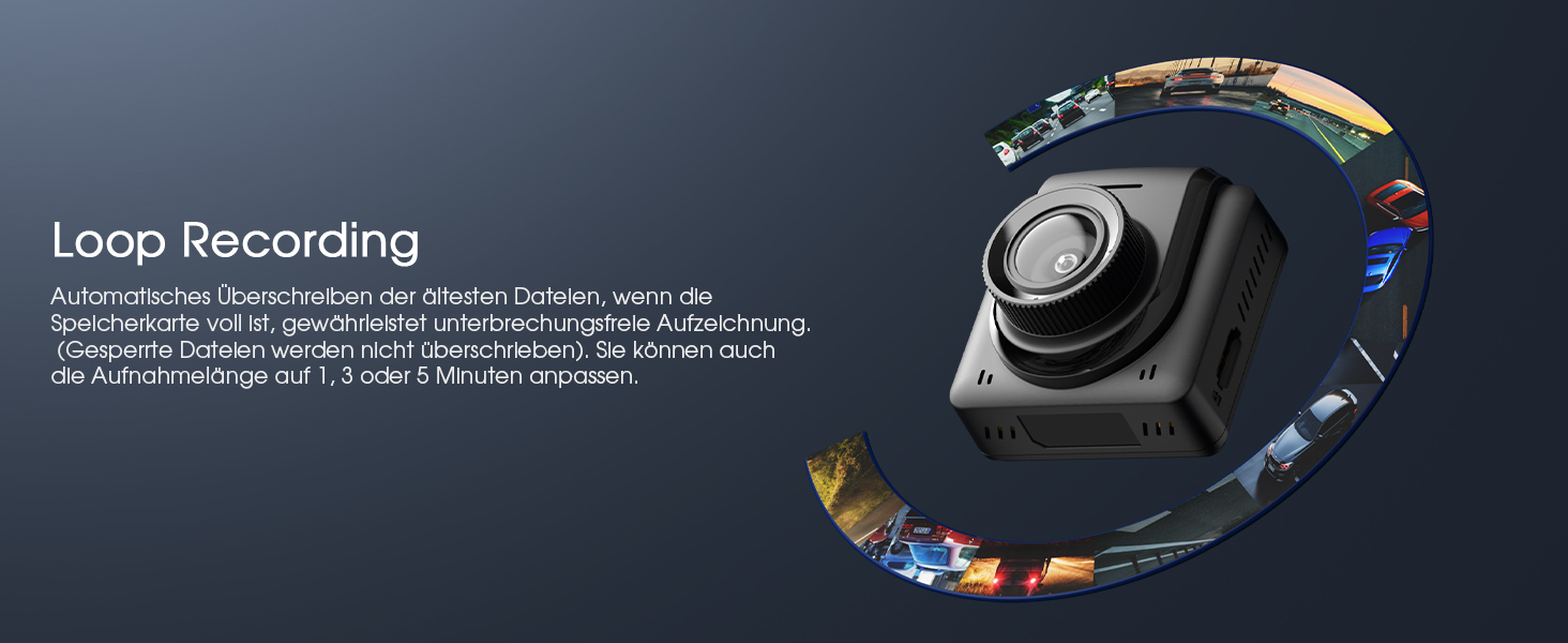 Відеореєстратор Auto WiFi 2K Mini з GPS, IPS-дисплеєм, нічним баченням, WDR та паркувальним режимом