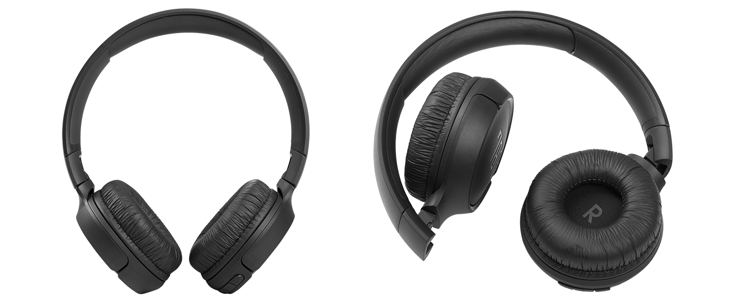 Навушники JBL Tune 510 BT - Bluetooth, бездротові, чорні, складні, з функцією гучного зв'язку, сумісні зі голосовими асистентами, до 40 годин роботи