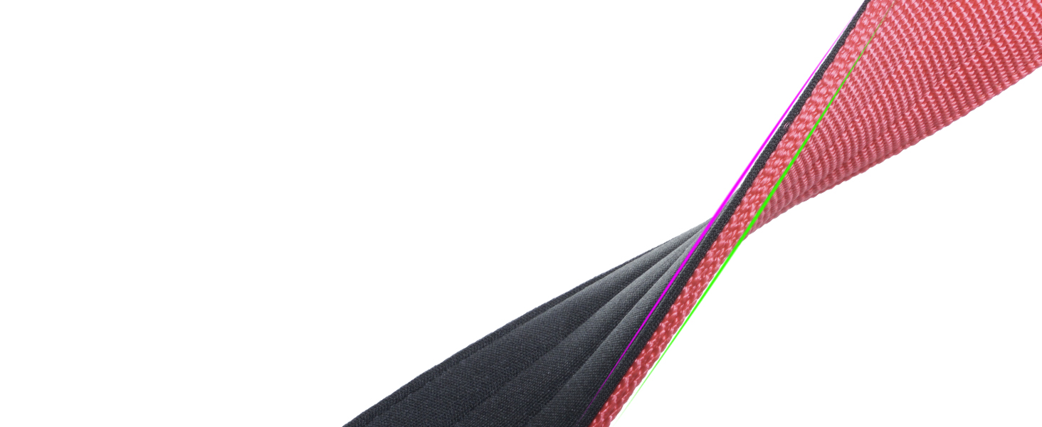 Тактичне нашийник для собак TSPRO, міцний, з металевою застібкою, 3.8 см, регульований, для середніх та великих собак (розмір M, 40-48 см), колір: фіолетовий