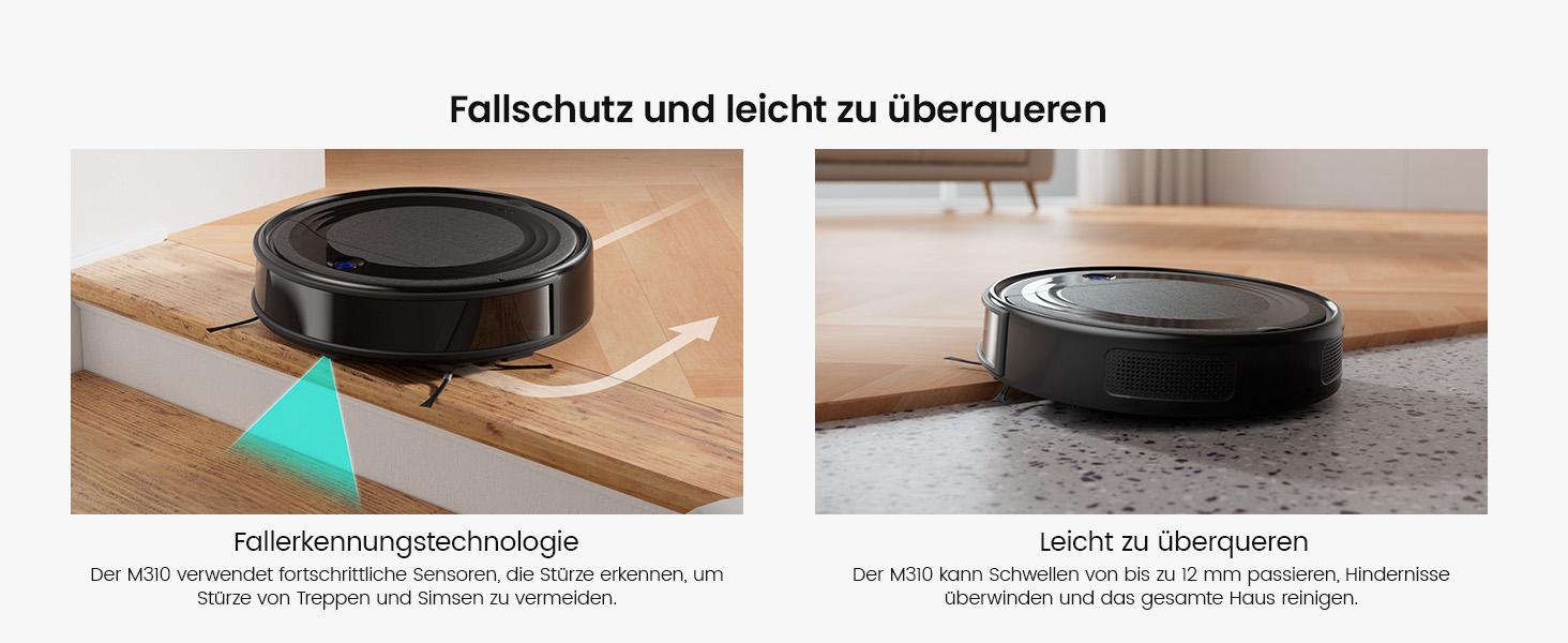 Робот-пилосос LEFANT M310: потужний, з Wi-Fi, для тварин та твердих поверхонь