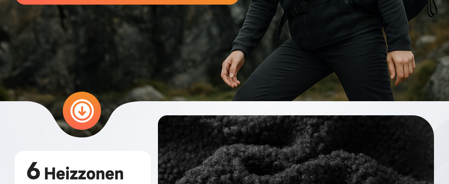 Обогрівальний жилет LABEWVI для жінок та чоловіків з акумулятором 10000mAh, USB, чорний