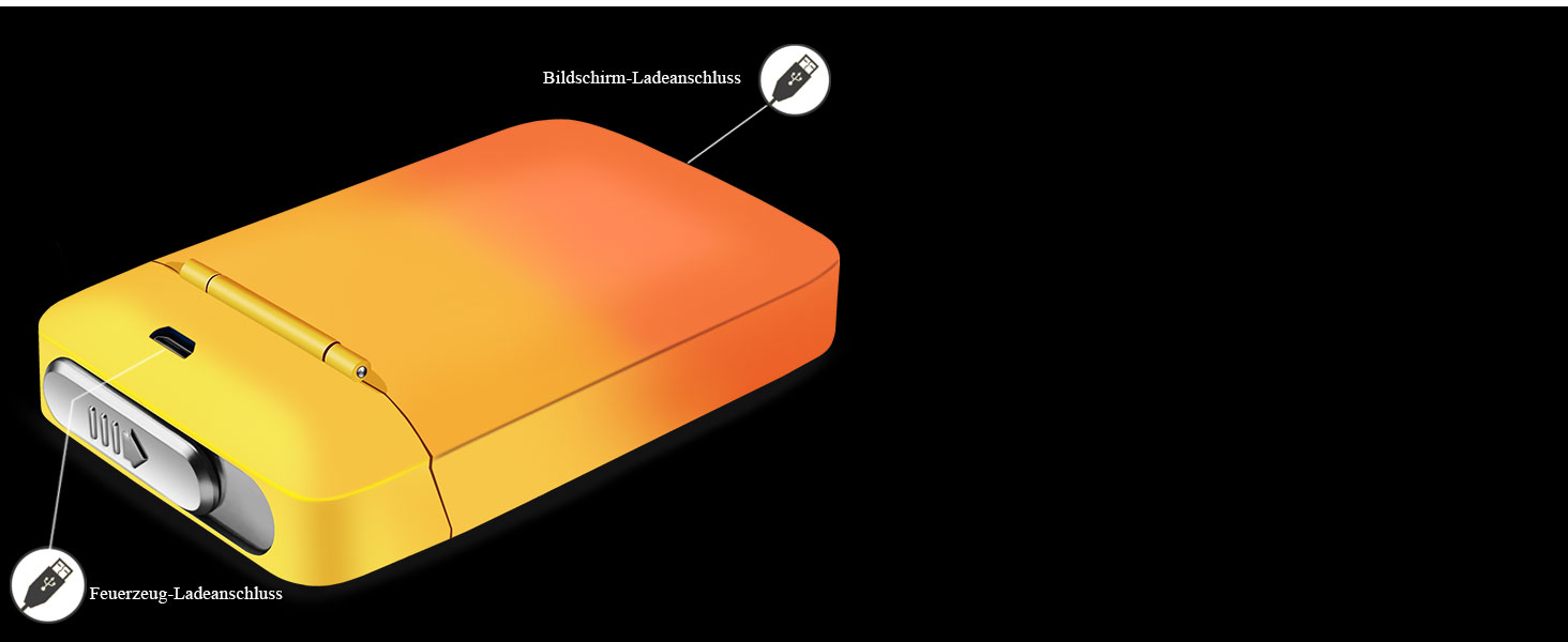 Вишукане екіпірування для курця: тютюнониця Lafagiet XL666 з запальничкою, вміщує 18 сигарет King Size, LED-дисплей, подарунок на День батька