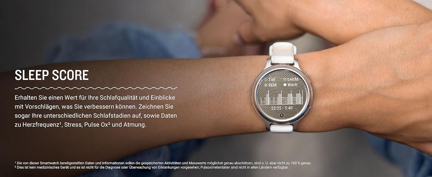 Розумний годинник Garmin Lily 2 Active 38mm Bone & Lunargold: GPS, 30+ спортивні додатки, 9 днів роботи, Garmin Pay