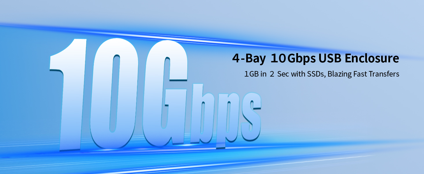 TERRAMASTER D4-320U: 4-слотове HDD корпус для монтажу в стійку з USB 3.2 Gen2 та 10 Gbit/s інтерфейсом, Hot-Swap, Plug-and-Play (без жорсткого диска)