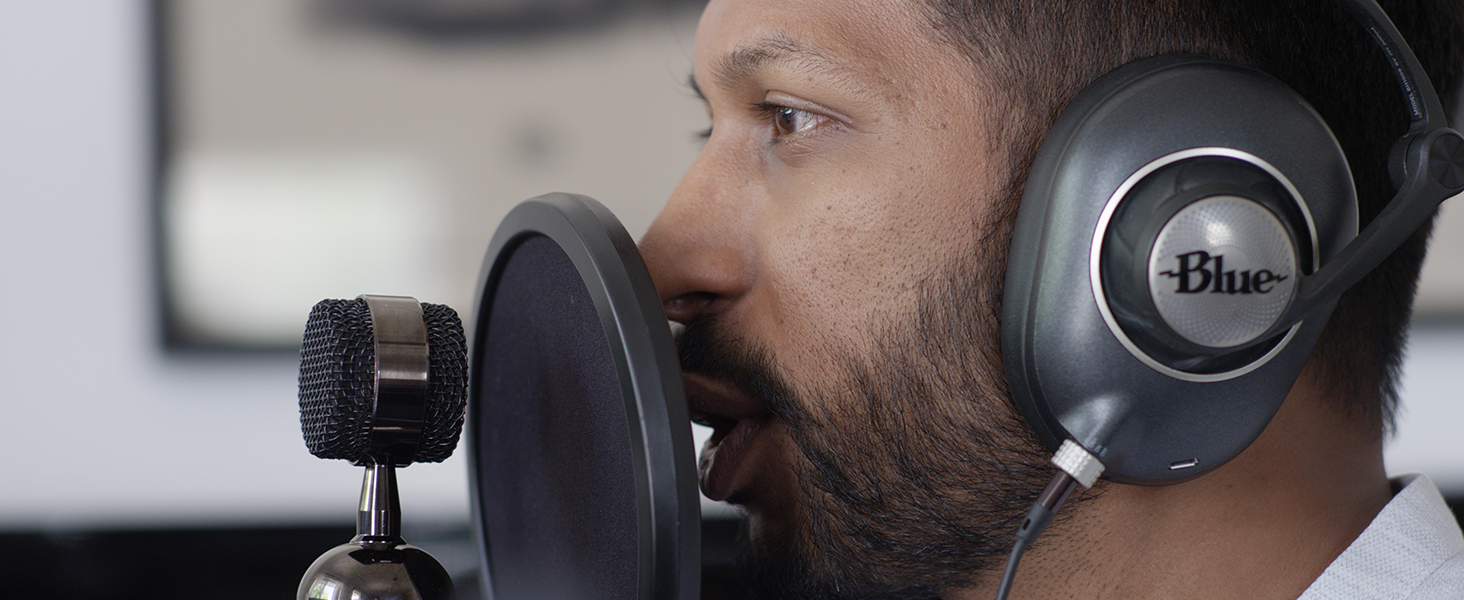 Мікрофон Blue Blackout Spark SL XLR з підставкою, конденсаторний, для запису, стрімінгу, подкастів, YouTube - чорний