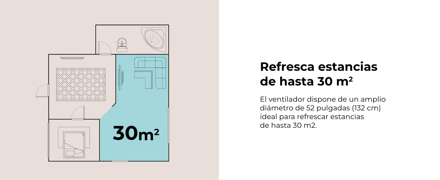 Вентилятор стельовий Cecotec EnergySilence Aero 5500 Aqua IronDarkWood Connected, двигун DC 40W, Wi-Fi, для дому та вулиці, 3 лопаті, 6 режимів, металік та темно-коричневий сталь | темне дерево