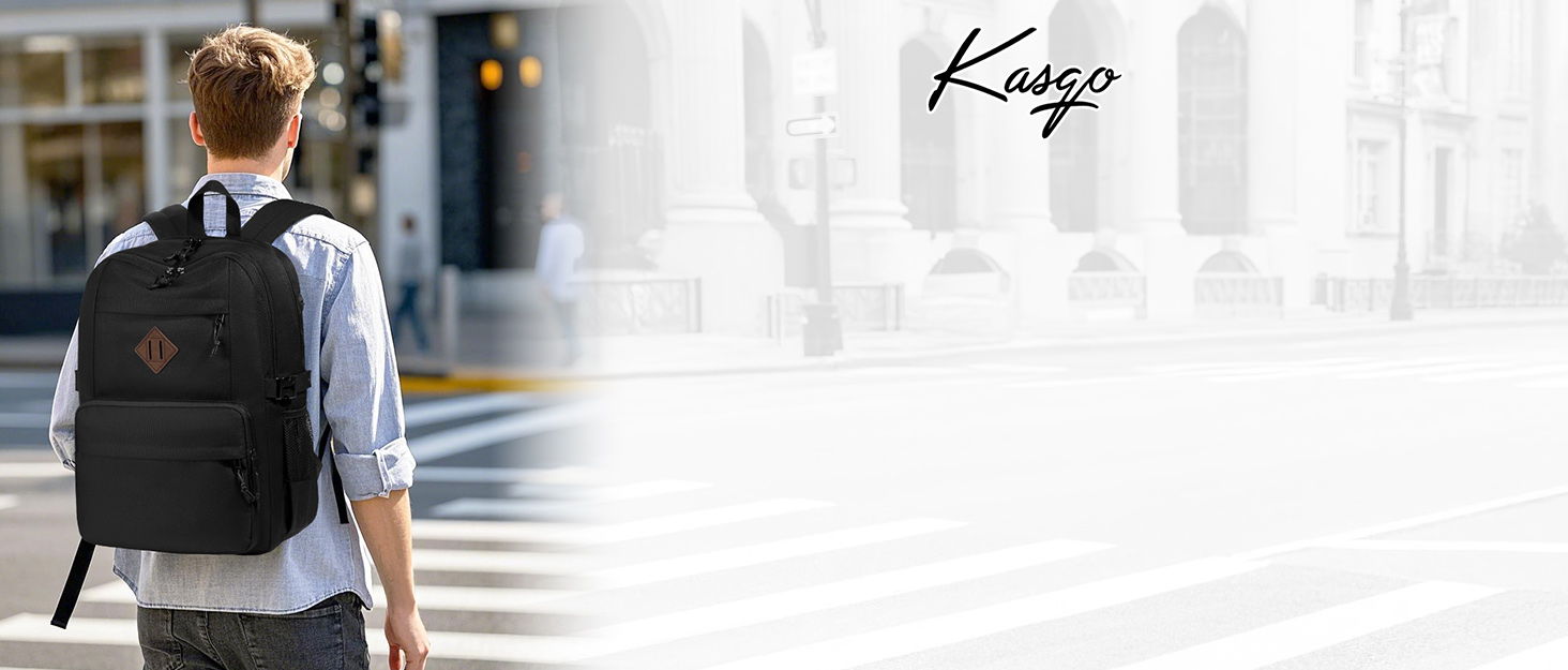 Шкільний рюкзак для підлітків: легкий, 15.6 дюймів, для ноутбука, чорний. Підходить для чоловіків, жінок, хлопців та дівчат, для школи, університету, подорожей та роботи. Об'єм 17,8 л.