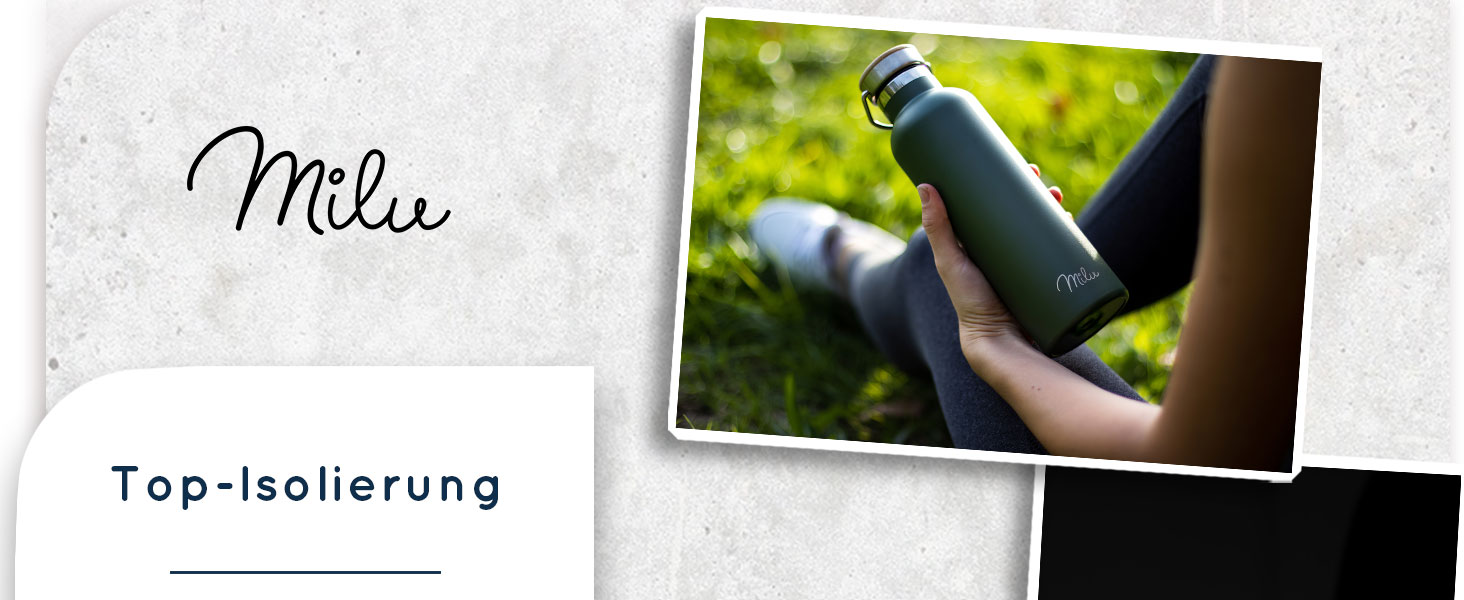Фляга з нержавіючої сталі Milu 350/500/750/1000 мл (+3 кришки) з трубочкою, термос, ізольована пляшка для води, дитяча, доросла, для подорожей, без витоку (оливковий, 350 мл)