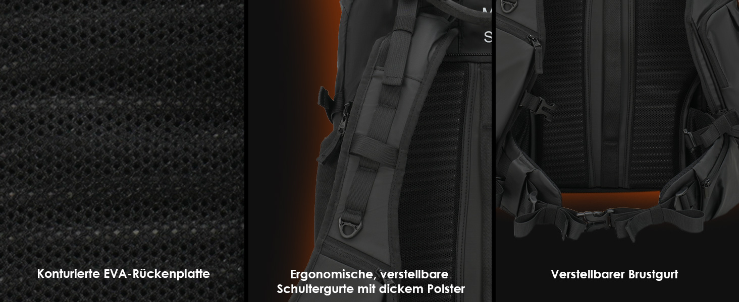 Рюкзак для фотоапарата TARION: водонепроникний, 35L, з відділенням для 16