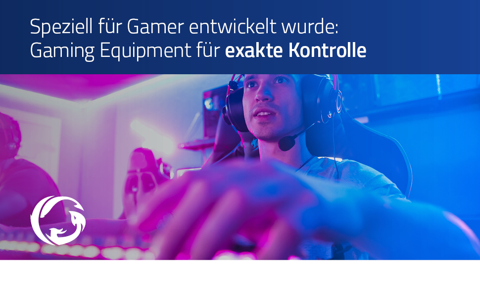 Ігровий комбо-кіт NEDIS 4-в-1: клавіатура, навушники, миша, килимок для миші - USB - QWERTY - 3200 DPI