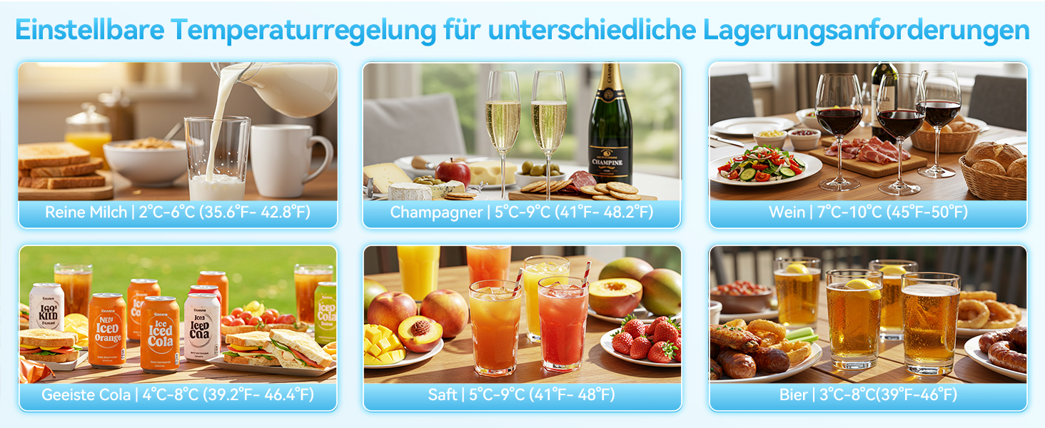 Холодильник для напоїв TriumphKEY, 85 літрів з LED-підсвіткою, скляна дверцята, 3 полиці та відділення для пляшок (сода, пиво, вино)